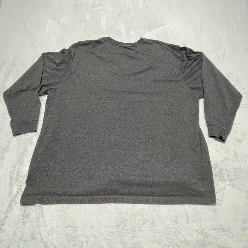 Carhartt Long Sleeve Pocket T-Shirt Mens 3XL Dark‎ Gray Loose Fit